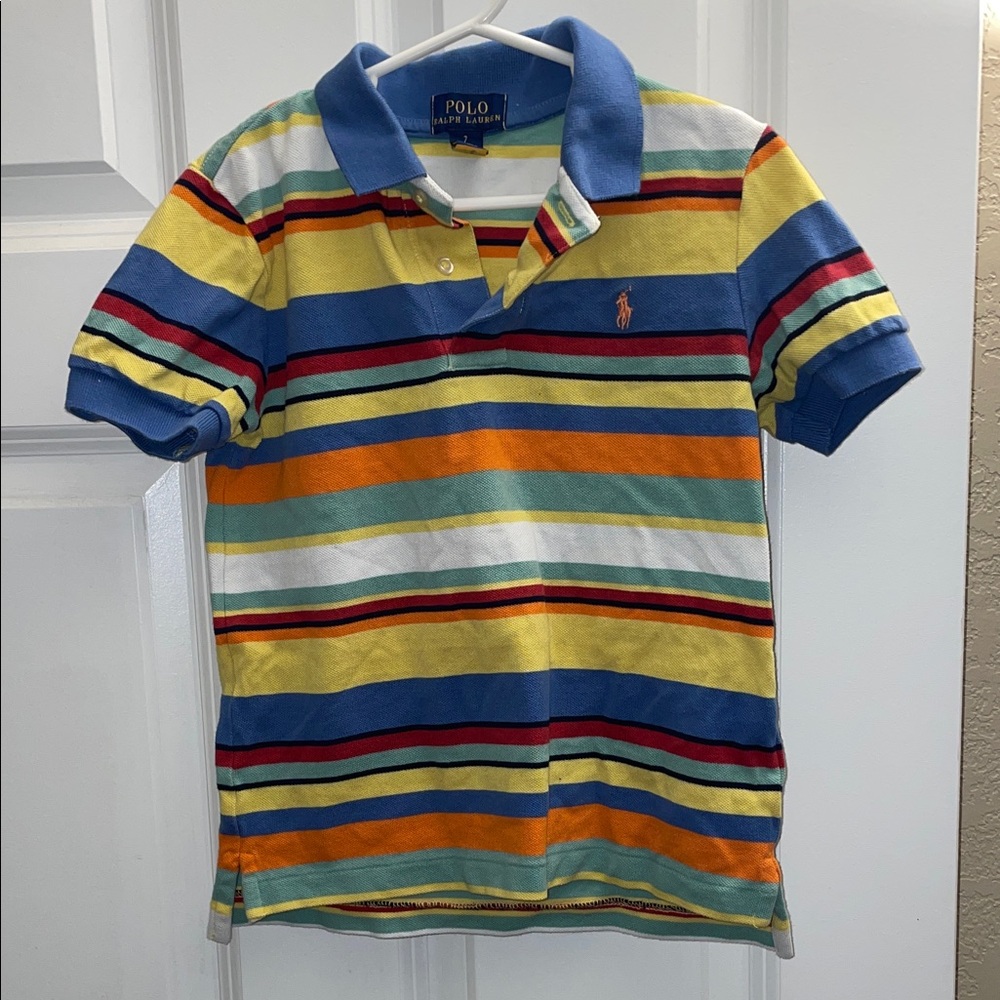 Polo by Ralph Lauren Kids Colorful Striped Polo Shirt Set